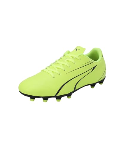 Puma Men Vitoria Fg/Ag Soccer Shoes, Electric Lime-Puma Black, 45 EU