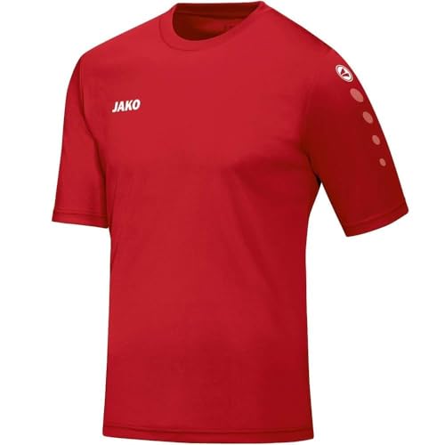 JAKO Unisex Kinder Team Ka Trikot, Sportrot, 152 EU