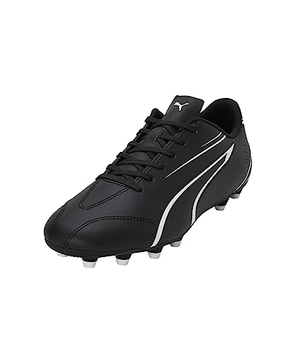 PUMA Herren Vitoria FG/AG Soccer Shoe, Black White, 45 EU