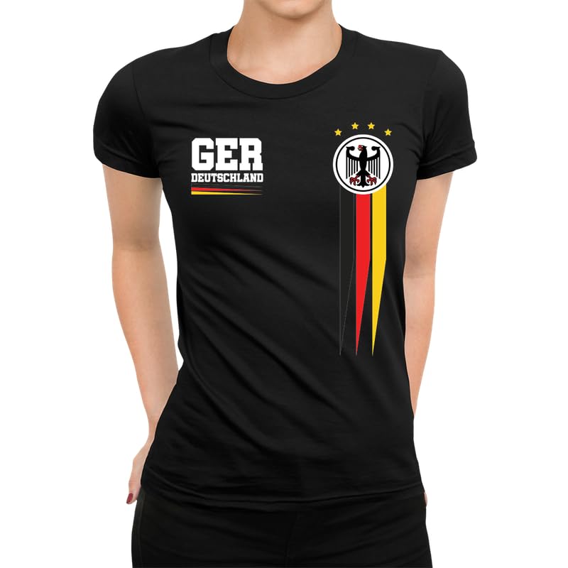 Fußball Deutschland Trikot 2024 EM Germany Europameisterschaft WM Frauen Damen T-Shirt