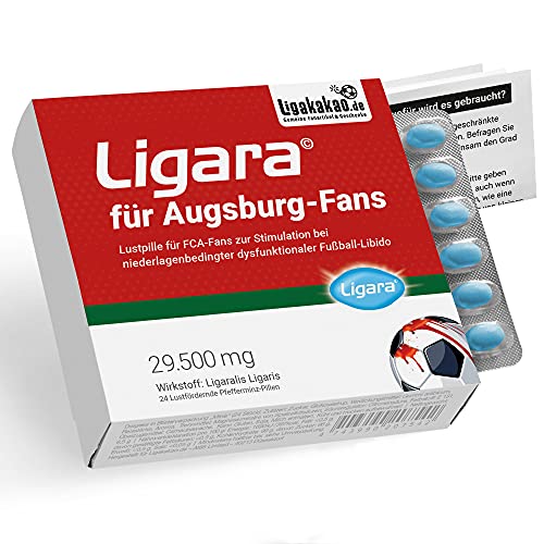 Ligara® für FC Augsburg Fanartikel Geschenk Geburtstag Fans (1x Einzeldosis) Männergeschenke by Ligakakao.de