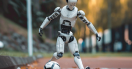roboter fußball spielen